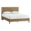 Crosley Katia Queen Bed in Driftwood - Headboard- Footboard- And Side Rails