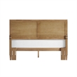 Crosley Katia Queen Bed in Driftwood - Headboard- Footboard- And Side Rails