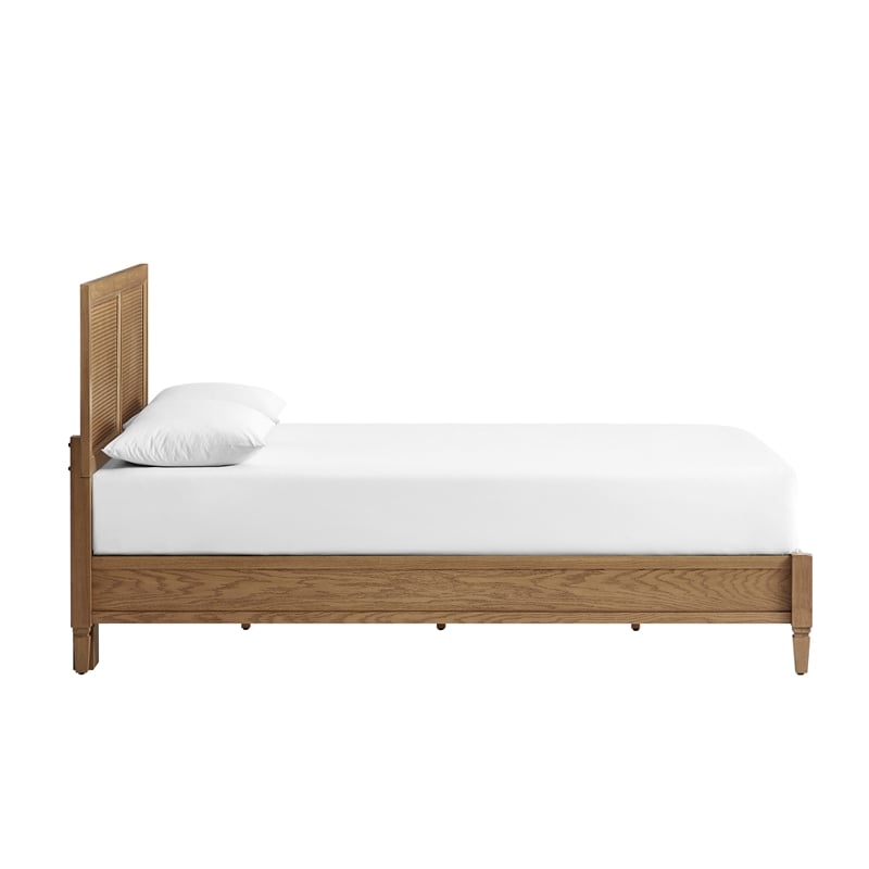 Crosley Katia King Bed in Driftwood - Headboard- Footboard- And Side Rails