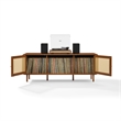 Crosley Nora Record Player Cabinet With Vinyl Storage in Walnut