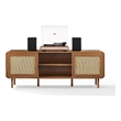 Crosley Nora Record Player Cabinet With Vinyl Storage in Walnut