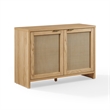 Crosley Maeve Record Player Cabinet With Vinyl Storage in Ash