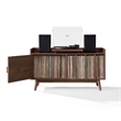 Crosley Skylar Record Player Cabinet With Vinyl Storage in Walnut