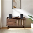 Crosley Skylar Record Player Cabinet With Vinyl Storage in Walnut