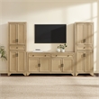 Crosley Tara 3-Piece Entertainment Center in Natural