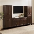 Crosley Tara 3-Piece Entertainment Center in Brown