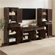 Crosley Tara 3-Piece Entertainment Center in Brown