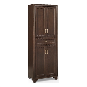 Crosley Tara Kitchen Storage Pantry in Brown