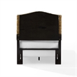 Crosley Serena Rattan Twin Bed in Banana Leaf