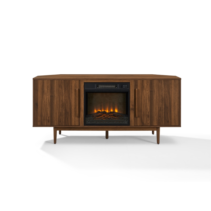Crosley Liam Corner Fireplace TV Stand For Up To 65