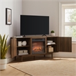 Crosley Liam Corner Fireplace TV Stand For Up To 65