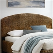 Crosley Edgewater Curved Queen Headboard in Seagrass