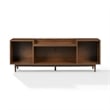 Crosley Furniture Eugene Record Player Stand with Storage in Mahogany