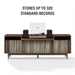 Crosley Furniture Eugene Record Player Stand with Storage in Mahogany
