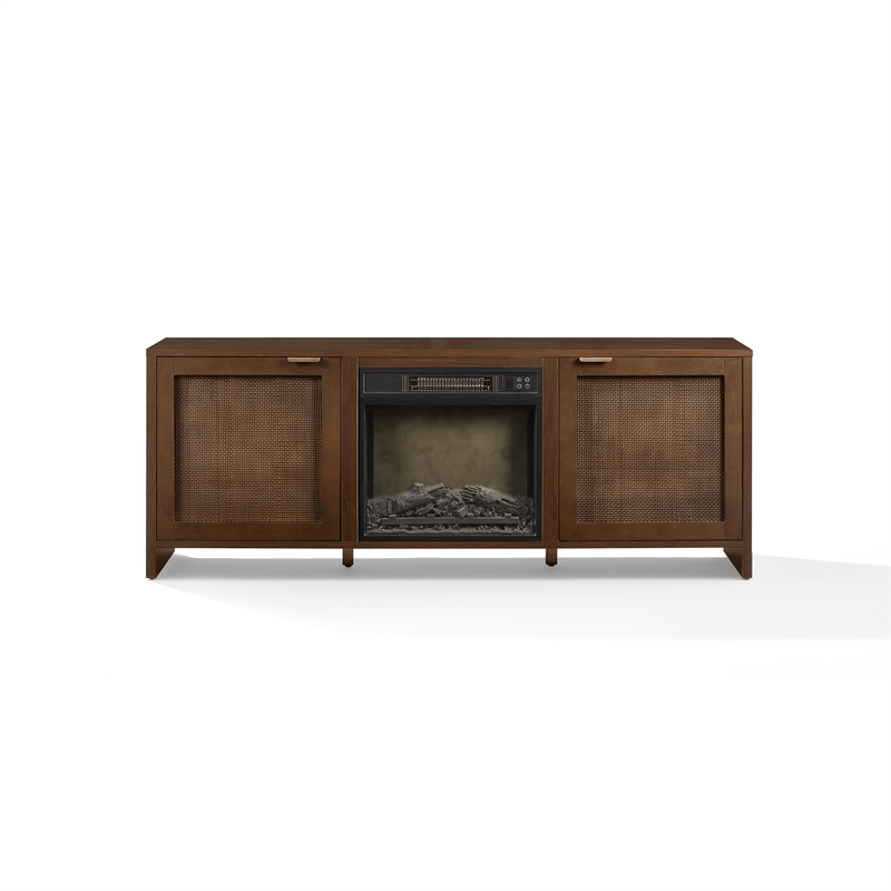 Kenji Modern Fireplace Entertainment Center w Storage for 65