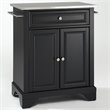 Crosley Furniture LaFayette Wood Portable Kitchen Island in Black