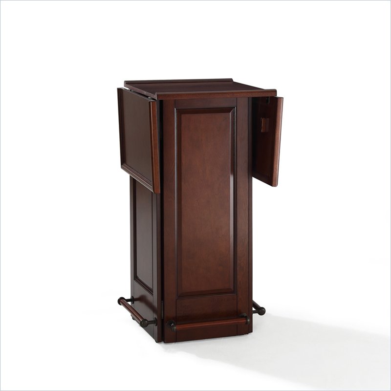 Folding Home Bar crosley mobile folding home bar in vintage mahogany with Folding Home Bar crosley mobile folding home bar in vintage mahogany with