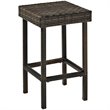Crosley Palm Harbor 5 Piece Wicker Patio Counter Height Dining Set in Brown