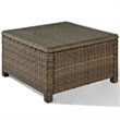 Crosley Furniture Bradenton 5 PC Fabric Patio Sectional Set in Weathered Sand