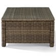 Crosley Furniture Bradenton 5 PC Fabric Patio Sectional Set in Weathered Sand