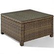 Crosley Furniture Bradenton 5 Piece Fabric Patio Sectional Set in Sand