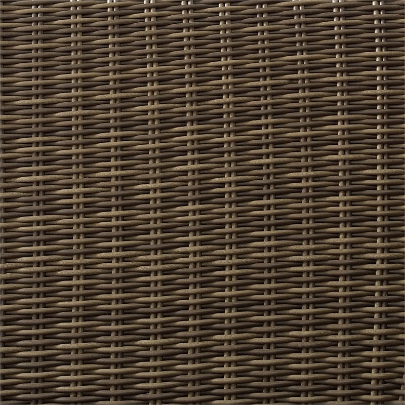 Crosley Furniture Bradenton Fabric Patio Loveseat in Brown and Navy