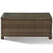 Crosley Furniture Bradenton 2 Piece Fabric Patio Sofa Set in Brown and Navy