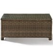 Crosley Furniture Bradenton 2 Piece Fabric Patio Sofa Set in Brown/Sangria Red