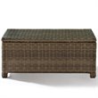 Crosley Furniture Bradenton 2 Piece Fabric Patio Sofa Set in Brown and Sand