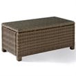 Crosley Furniture Bradenton 3 Piece Fabric Patio Sofa Set in Brown and Sand