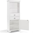 Crosley Lydia Contemporary Linen Cabinet in White
