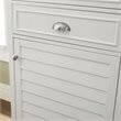 Crosley Lydia Contemporary Linen Cabinet in White