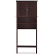 Crosley Furniture Lydia Wood Contemporary Spacesaver in Espresso