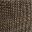 Crosley Furniture Bradenton Fabric Patio Sofa in Brown and Red