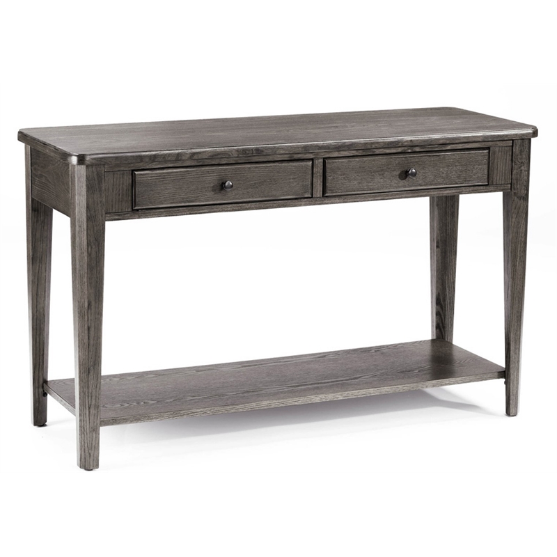 Casual Choice Solid Wood Sofa Table in Gray Finish