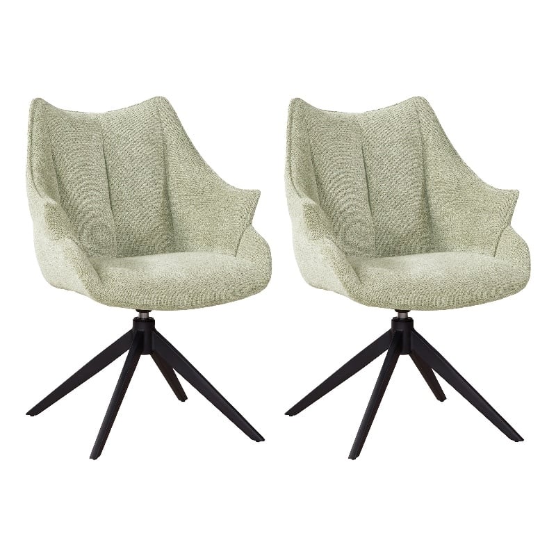 Taurus Upholstered Casual Dining Arm Chair(Set of 2)