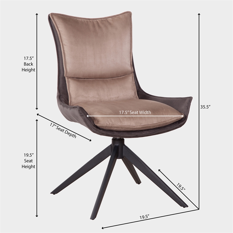 Orion Upholstered Casual Dining Side Chair(Set of 2)