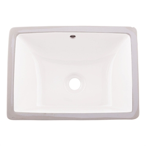 dax ceramic square single bowl undermount bathroom basin