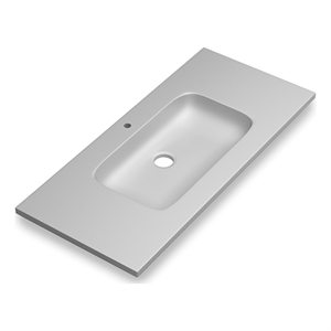 dax masai basin 40 inches silver gray