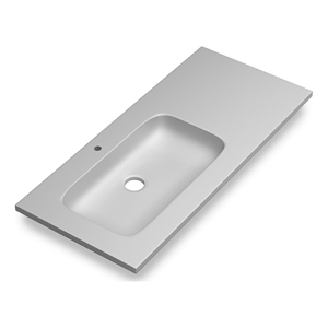 dax masai basin 42 inches silver gray