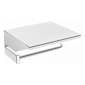 dax venice toilet paper holder with shelf for mobile brass body chrome finish