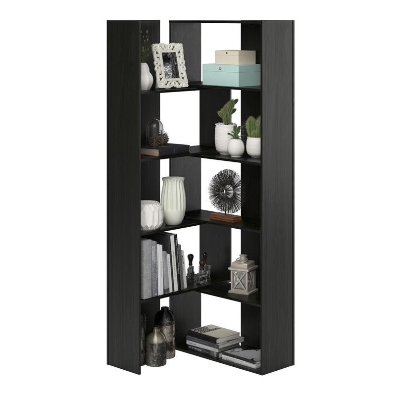 Expandable Bookcase in Midnight Onyx