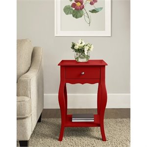 Accent Table in Red
