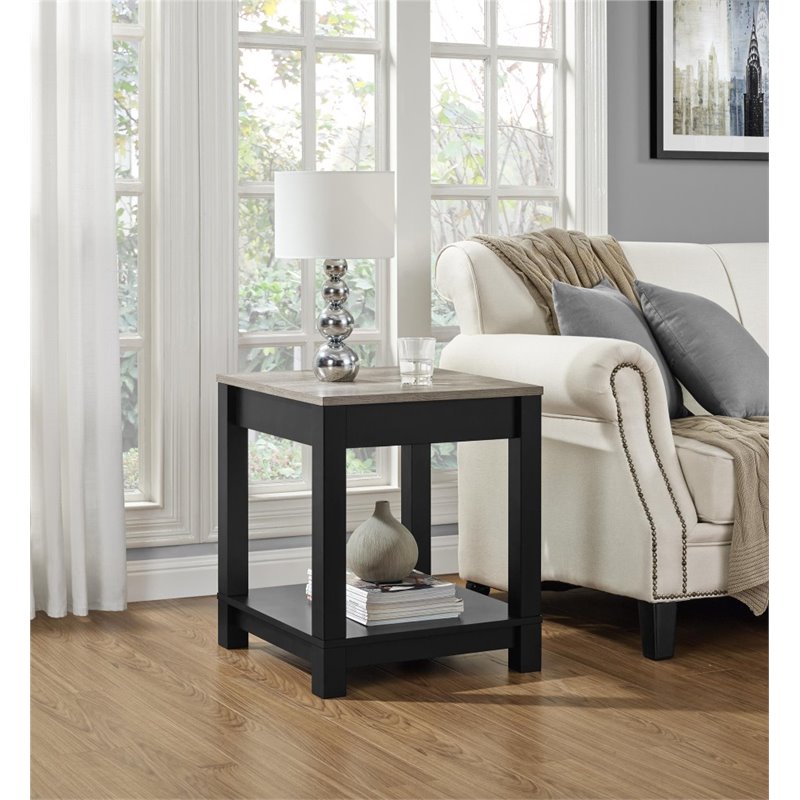 Altra Furniture Carver End Table In, Signature Design By Ashley Gavelston Console Table Rubbed Black Finish