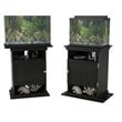 Altra Furniture Flipper Aquarium Stand in Black Oak