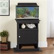 Altra Furniture Flipper Aquarium Stand in Black Oak