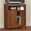 Altra Furniture Landry Microwave Cart in Bank Alder