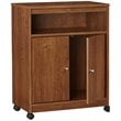 Altra Furniture Landry Microwave Cart in Bank Alder