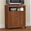 Altra Furniture Landry Microwave Cart in Bank Alder