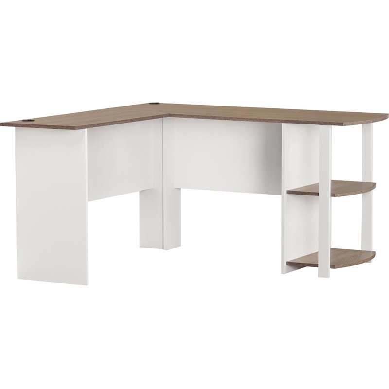 Altra Dakota L-Shaped Desk with Bookshelves 